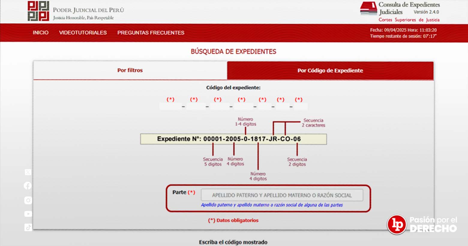 Poder Judicial Busqueda De Expedientes