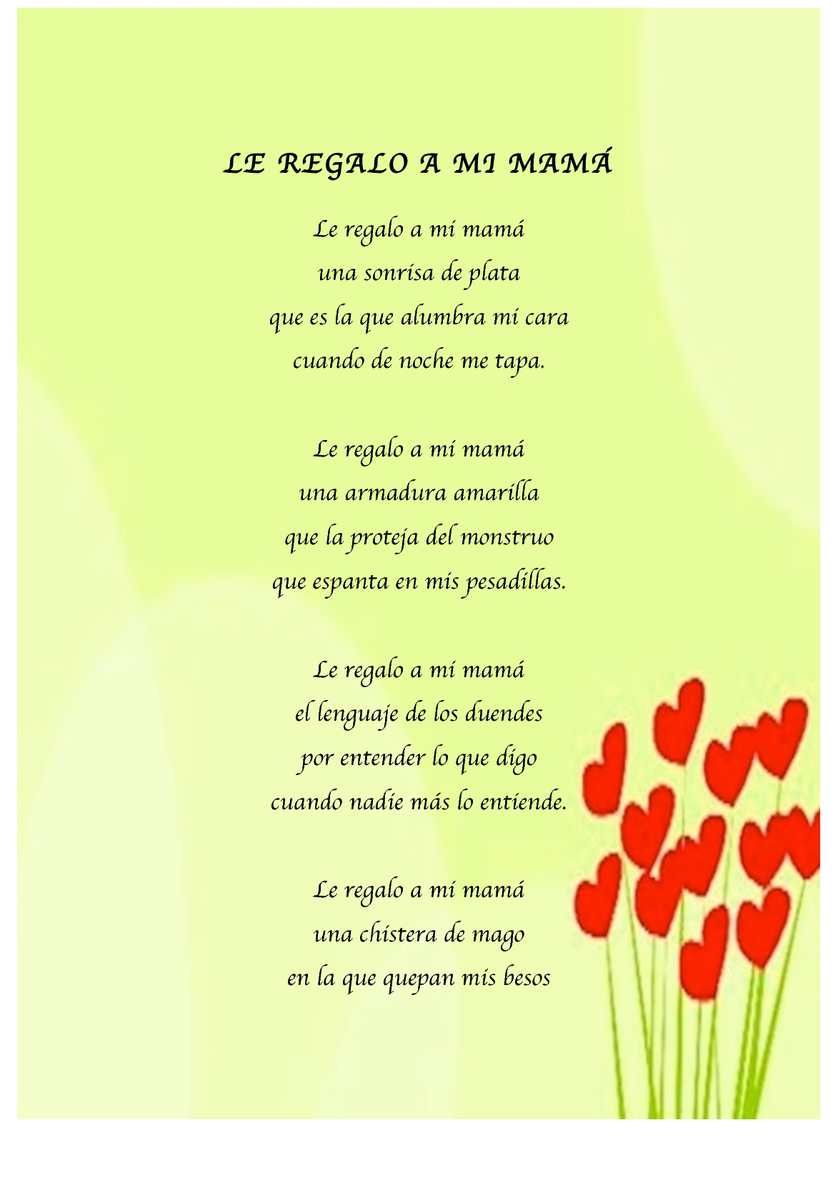 Poesias Para El Dia De La Madre Con Rima