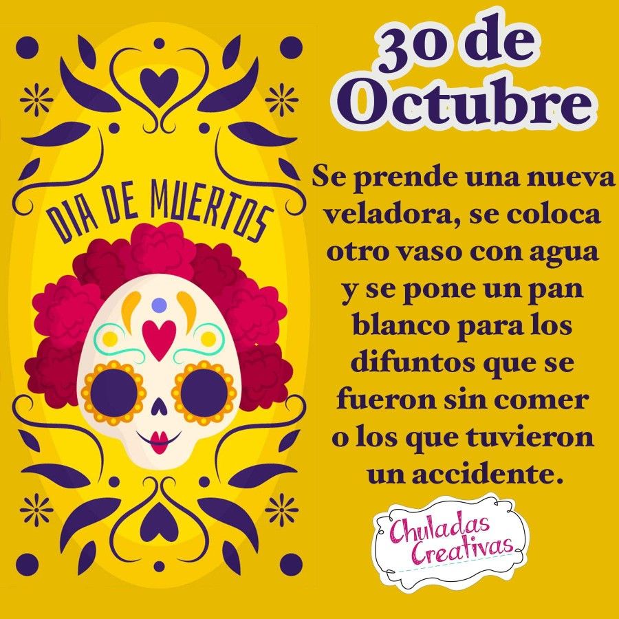 Que Se Celebra El 30 De Octubre