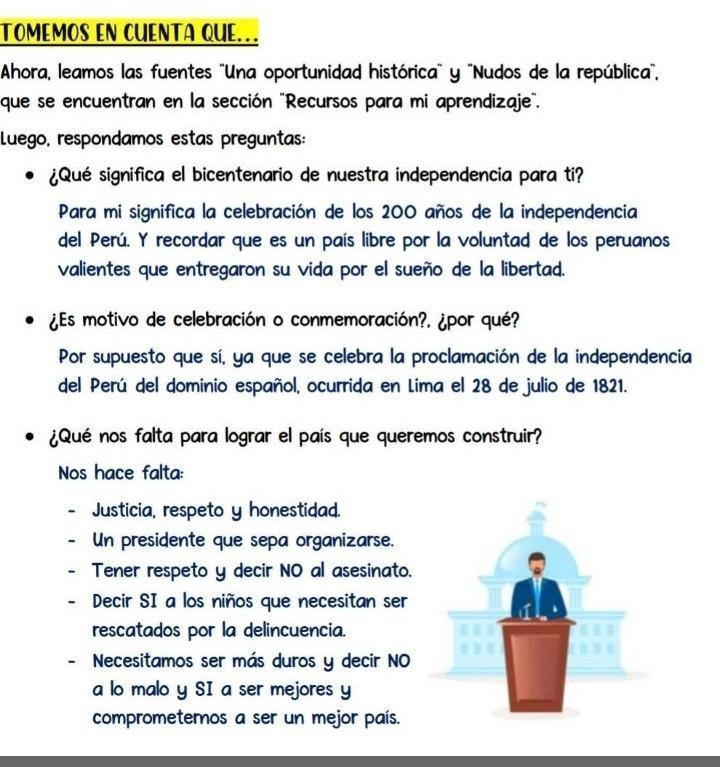 Qué Significa El Bicentenario De Nuestra Independencia Para Ti