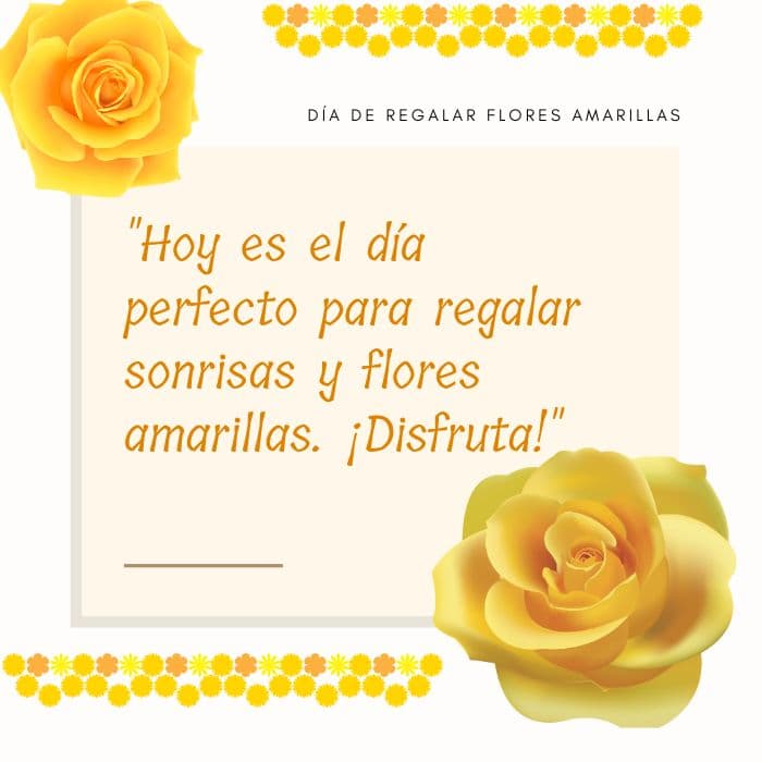 Que Significa Regalar Flores Amarillas A Una Mujer