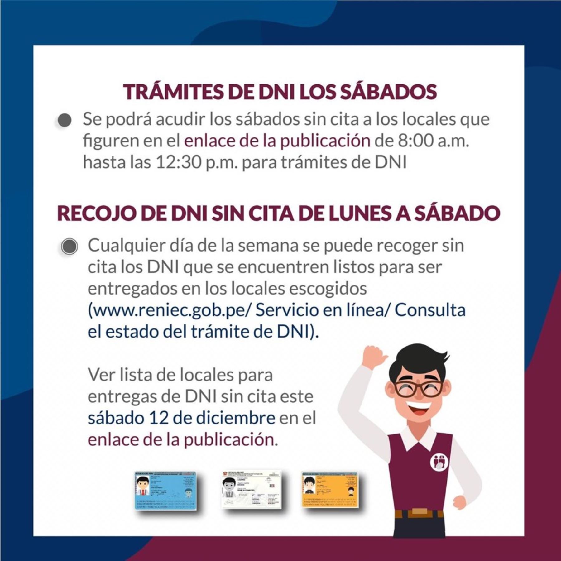 Reniec Horario De Atención Sábado