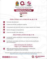 Requisitos Para Revalidar Licencia De Conducir