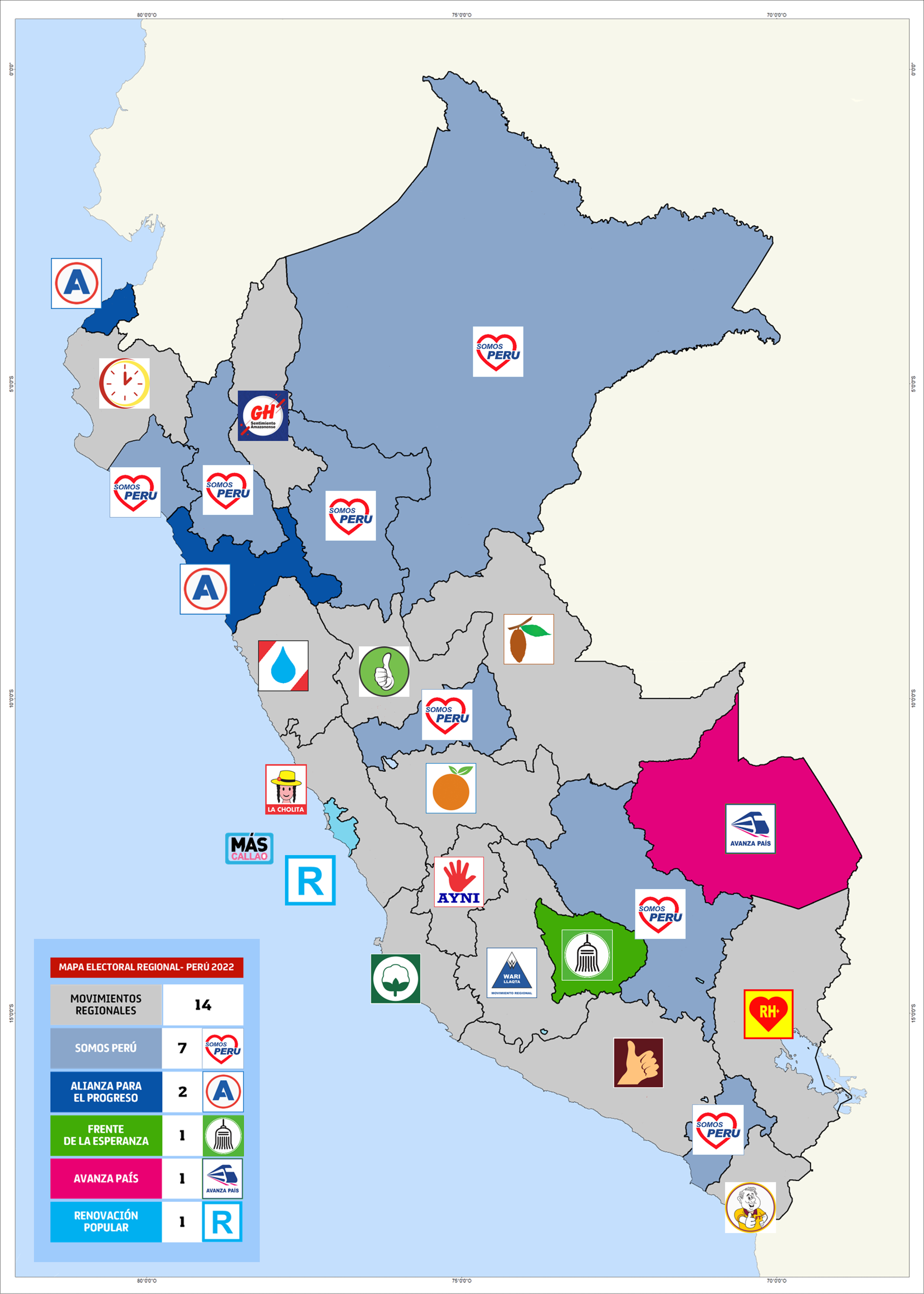 Resultados Elecciones 2022 Arequipa Distritos