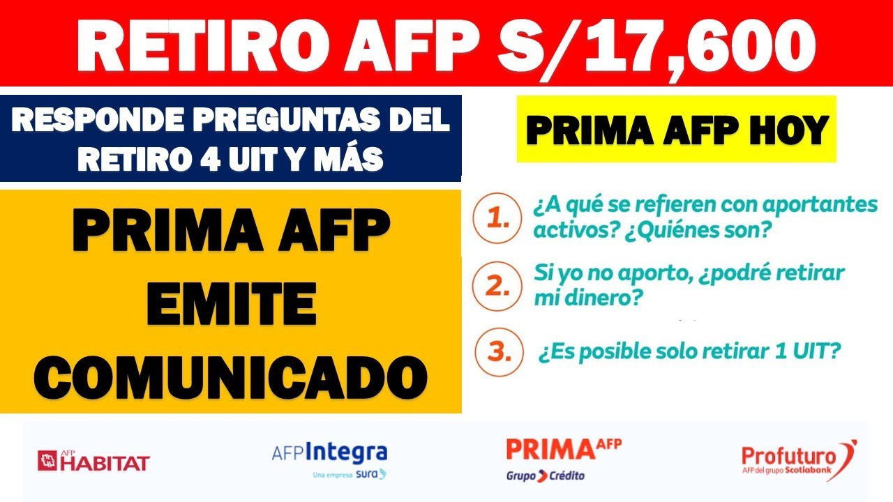 Retiro De Afp Profuturo 2021
