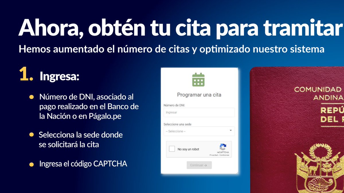 Sacar Cita Para Pasaporte Perú