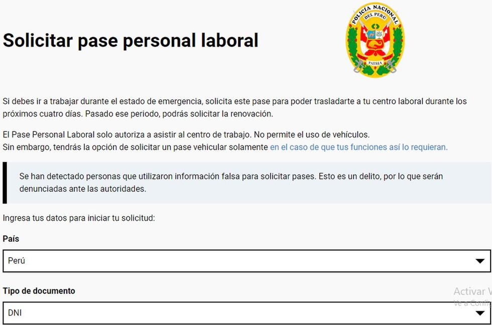 Sacar Pase Laboral Febrero 2021