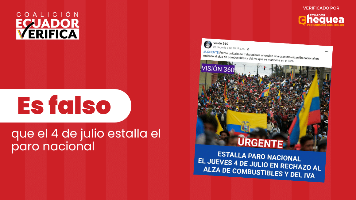 Se Suspende Paro Del 4 De Julio