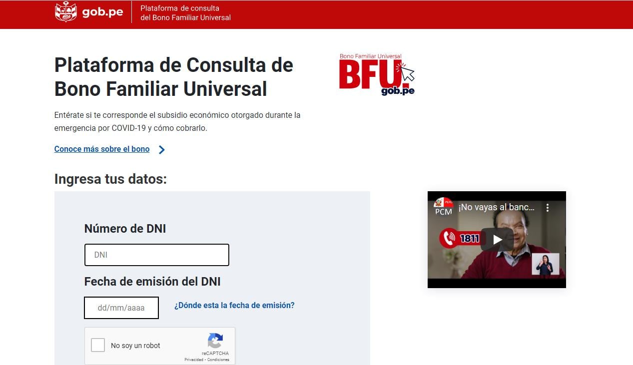 Segunda Lista Del Bono Universal