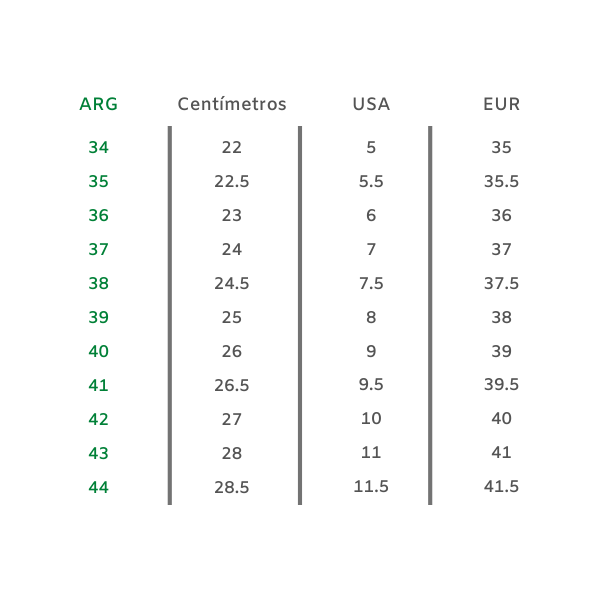 Talla 42 En Usa