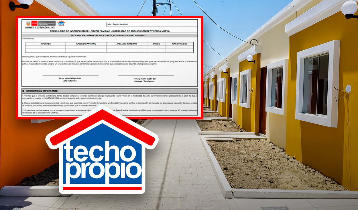 Techo Propio 2025 Inscripciones