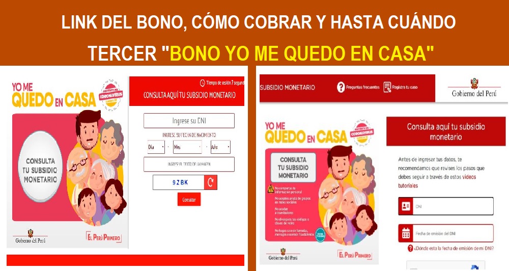 Tercer Bono Yo Me Quedo En Casa