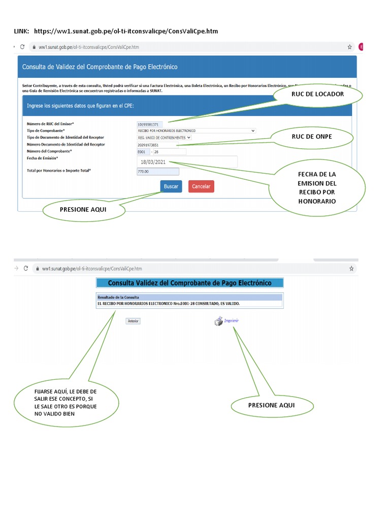 Validez De Recibo Por Honorarios