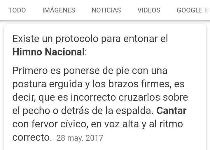 Cómo Debemos Comportarnos Al Cantar El Himno Nacional
