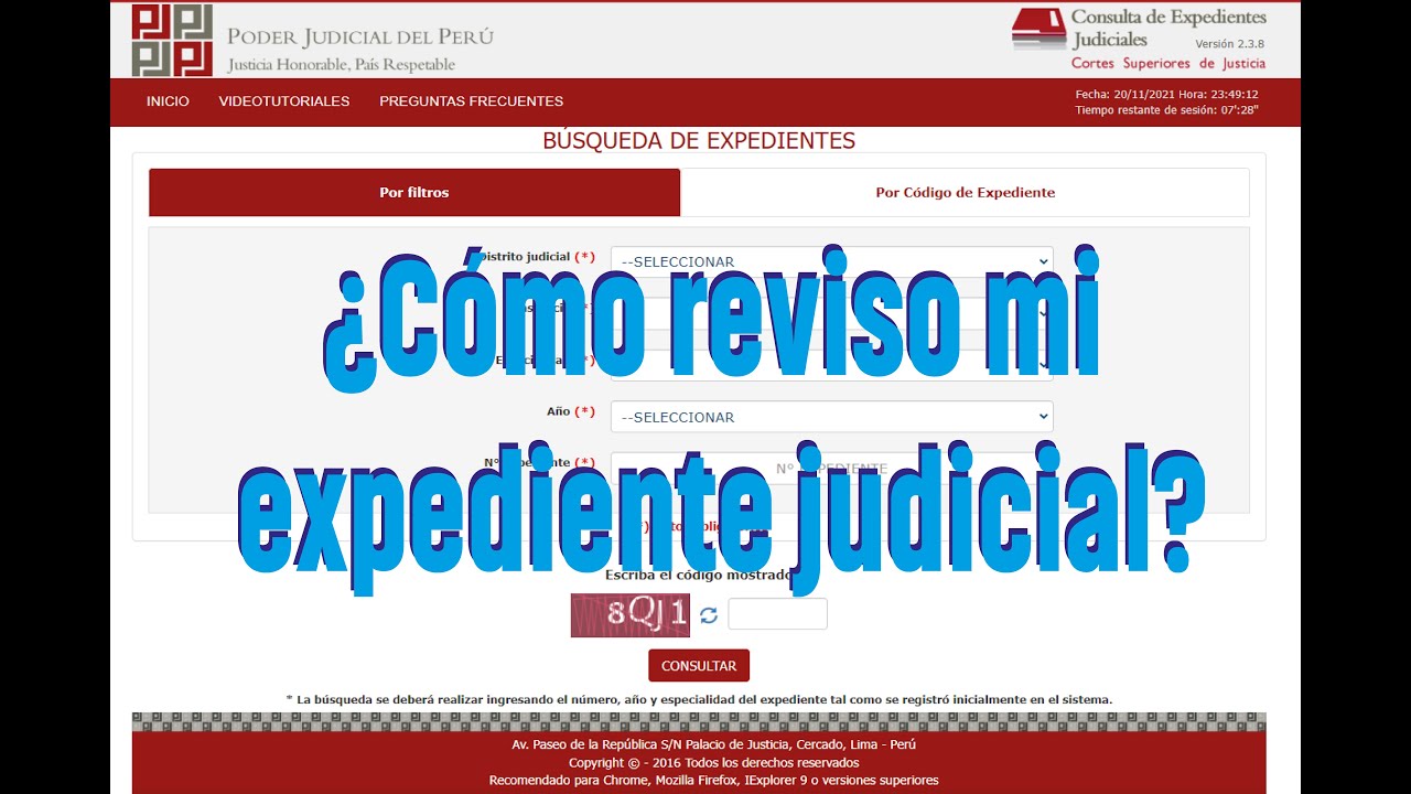 Como Ver Mi Expediente Judicial