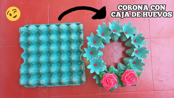 Corona De Adviento Con Material Reciclado