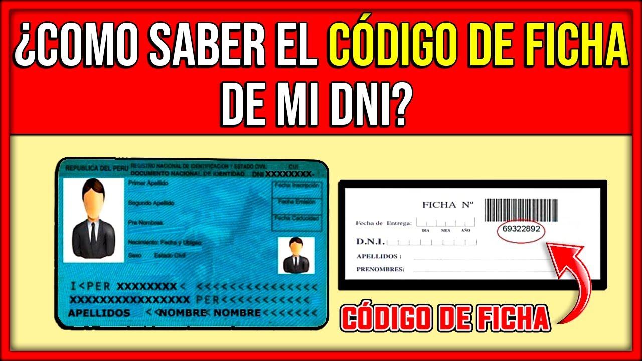 Cuál Es El Código De Ficha De Mi Dni