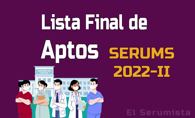 Lista De Aptos Serums 2022 Ii