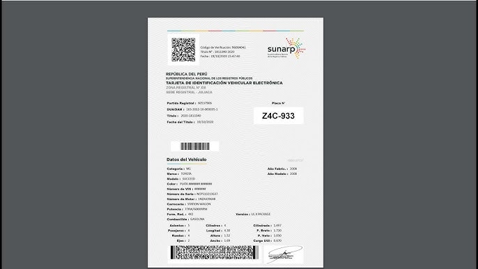 Tarjeta De Identificación Vehicular Electrónica