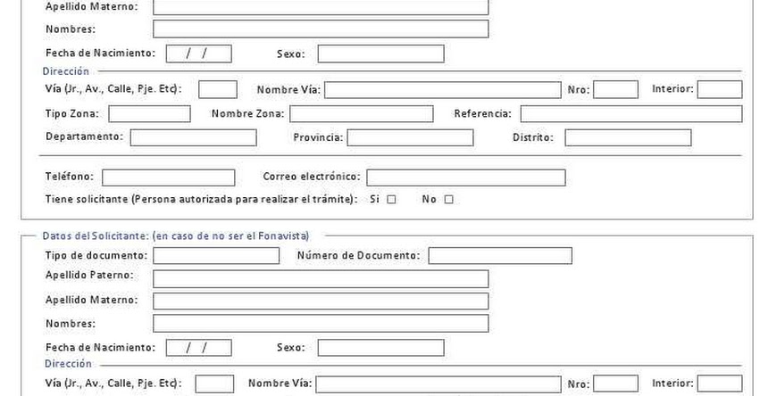 Www Fonavi St Gob Pe Formulario De Inscripción