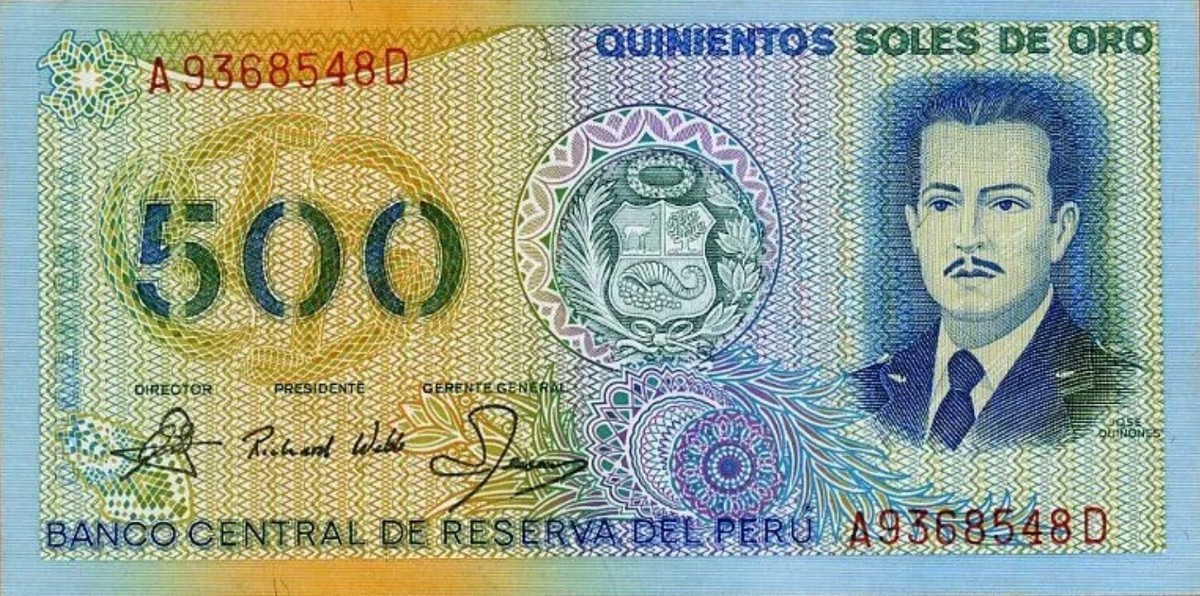Billete De 500 Soles