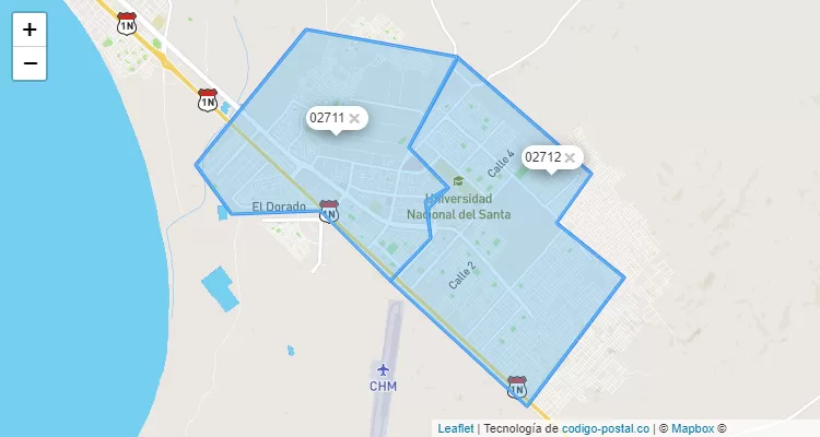 Código Postal Nuevo Chimbote Bruces