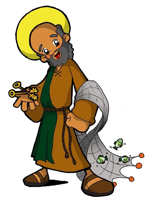 Dibujo De San Pedro Facil