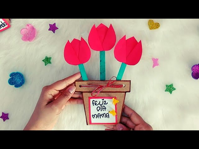 Manualidades Para El Día De La Madre Hecho Por Niños