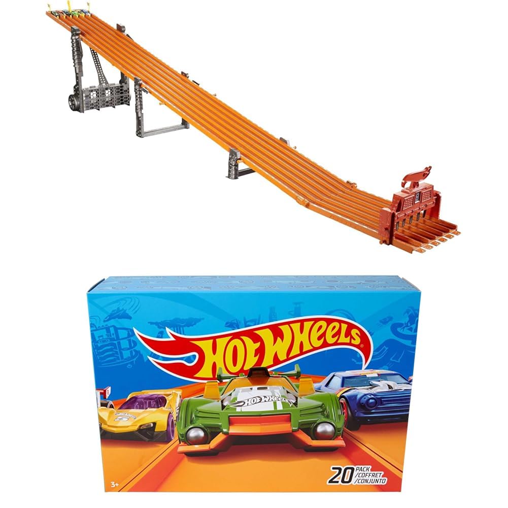Pista De Carreras Hot Wheels 6 Carriles
