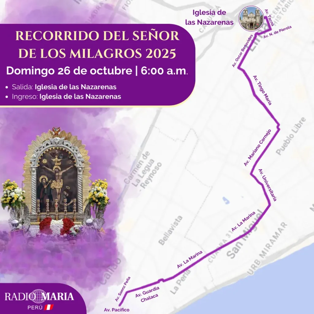 Procesión Señor De Los Milagros Recorrido