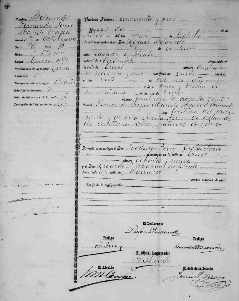 Registros Civiles Perú