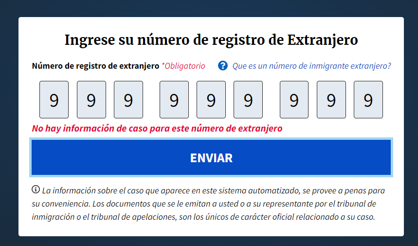 Verificar Estatus De Mi Caso