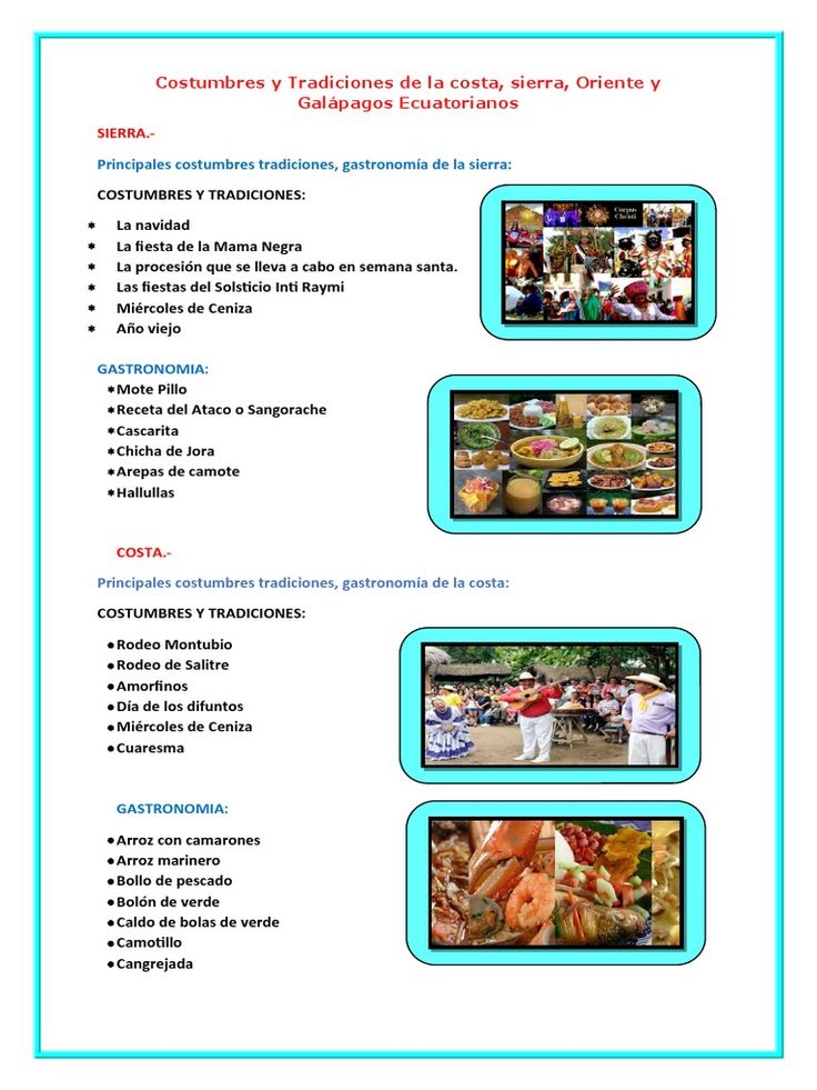 10 Tradiciones De La Costa