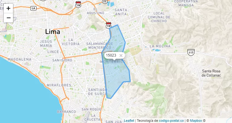 15023 Código Postal Address