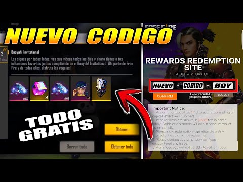 Canjear Código De Free Fire