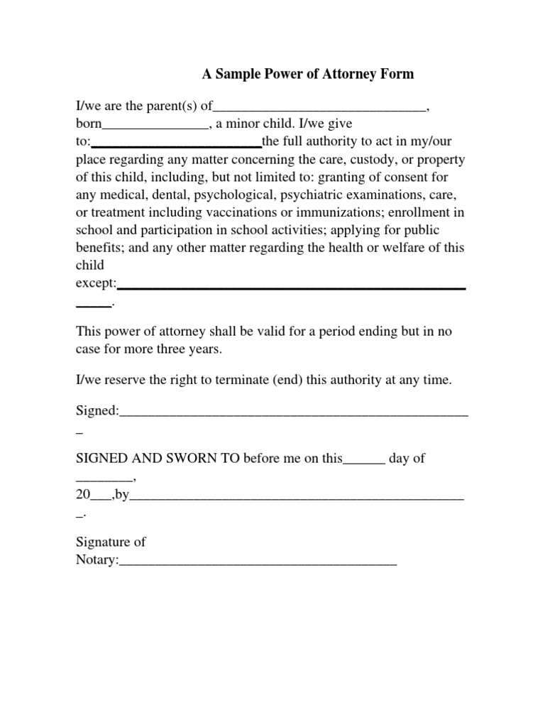 Carta Notariada En Ingles