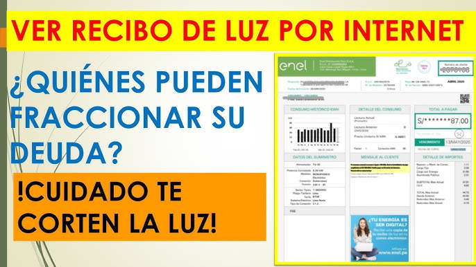 Consultar Recibo De Luz Enel Login