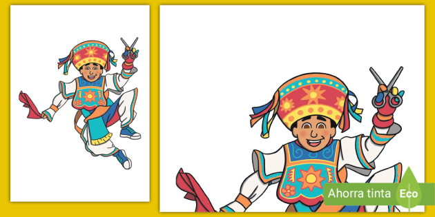 Danza De Las Tijeras Dibujo