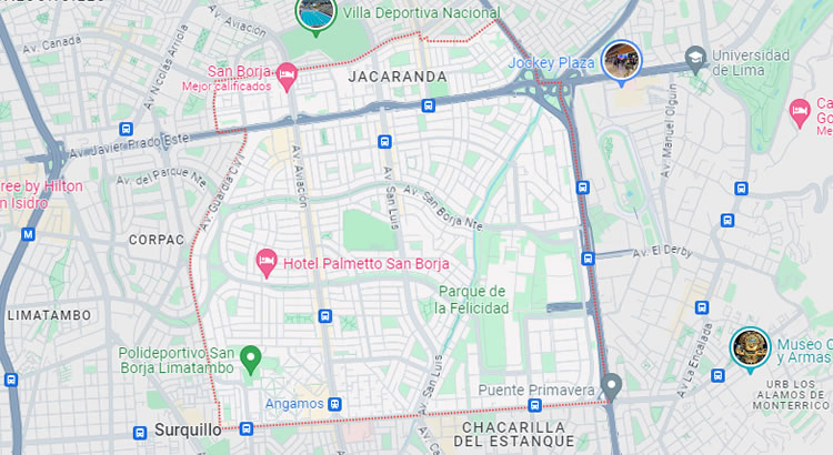 Guia De Calles De San Borja