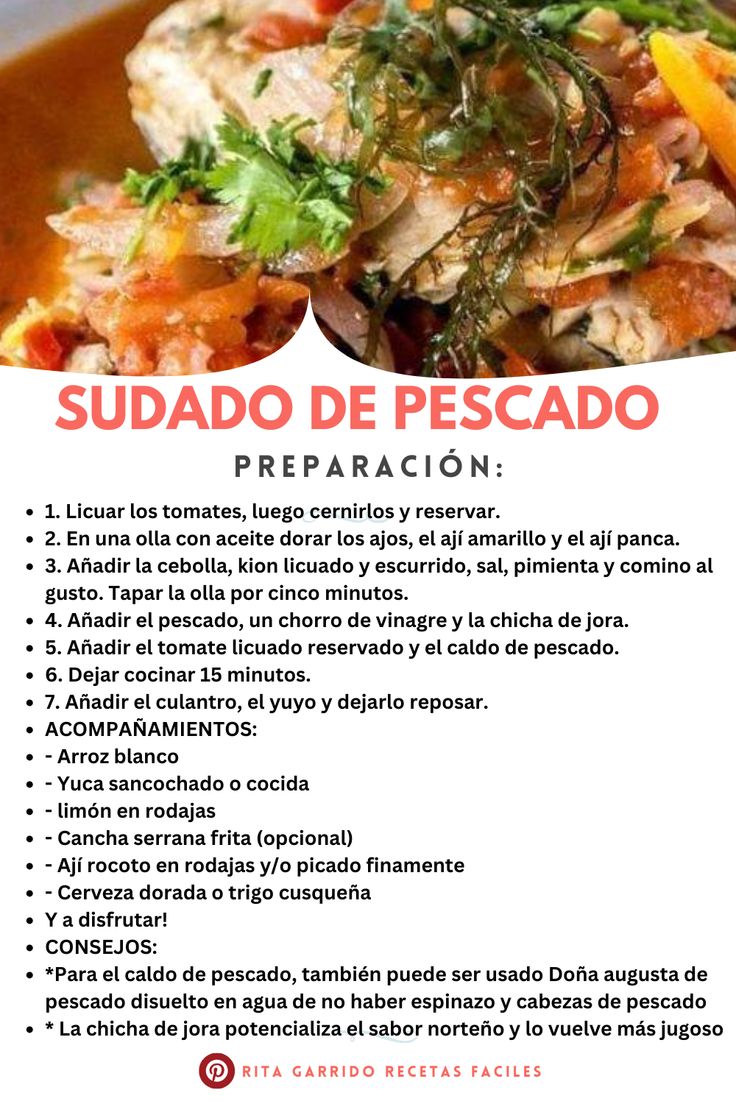 Ingredientes Para Un Sudado De Pescado Recipe