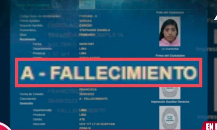 Reniec Personas Fallecidas