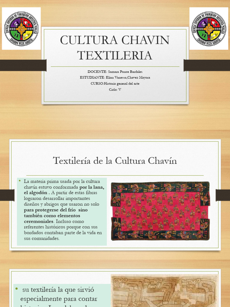 Textilería De La Cultura Chavín Pdf