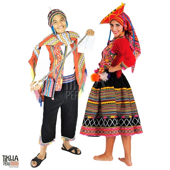 Vestimenta Típica De Perú Hombre Y Mujer