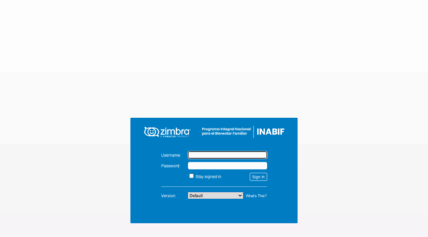 Zimbra Inabif