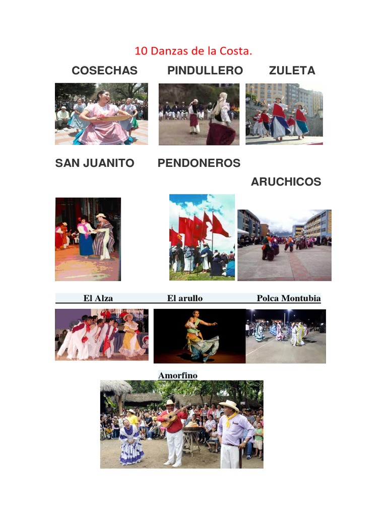10 Danzas De La Costa