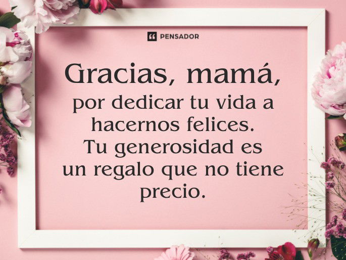 Agradecimiento Frases Para Mamá