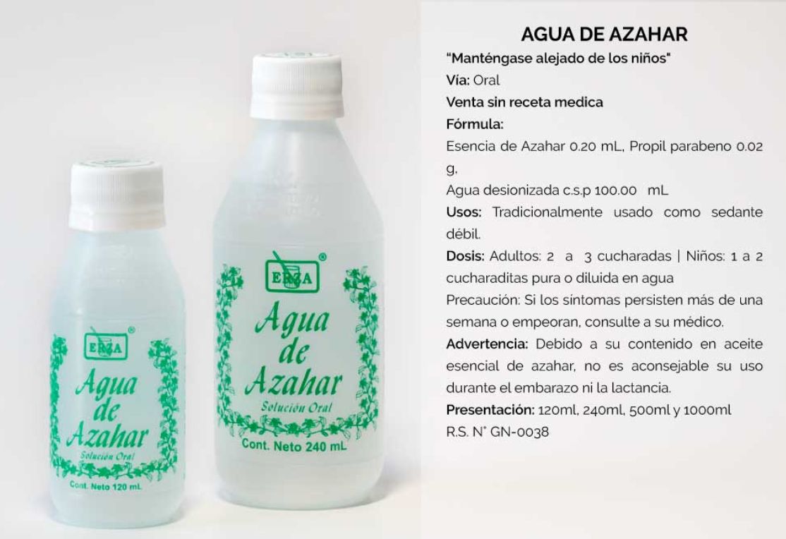 Agua De Azahar Para Los Nervios
