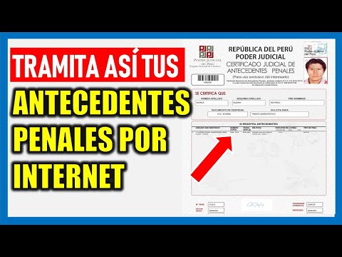 Antecedentes Penales Perú Online