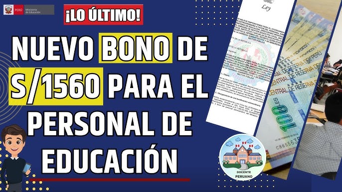 Bono De 1560 Para Personal Administrativo