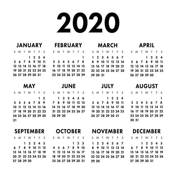 Calendario 2020